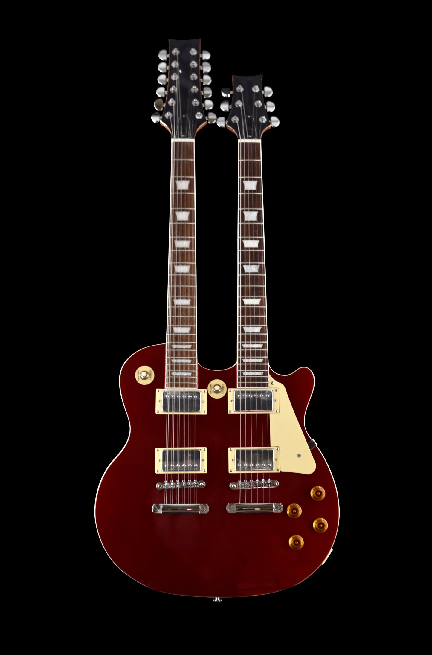 Double Neck 12/6 Cherry Red