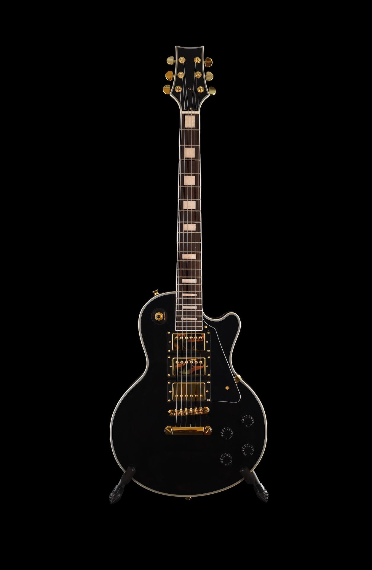 Single Cut 3 Pickup Black/Gold