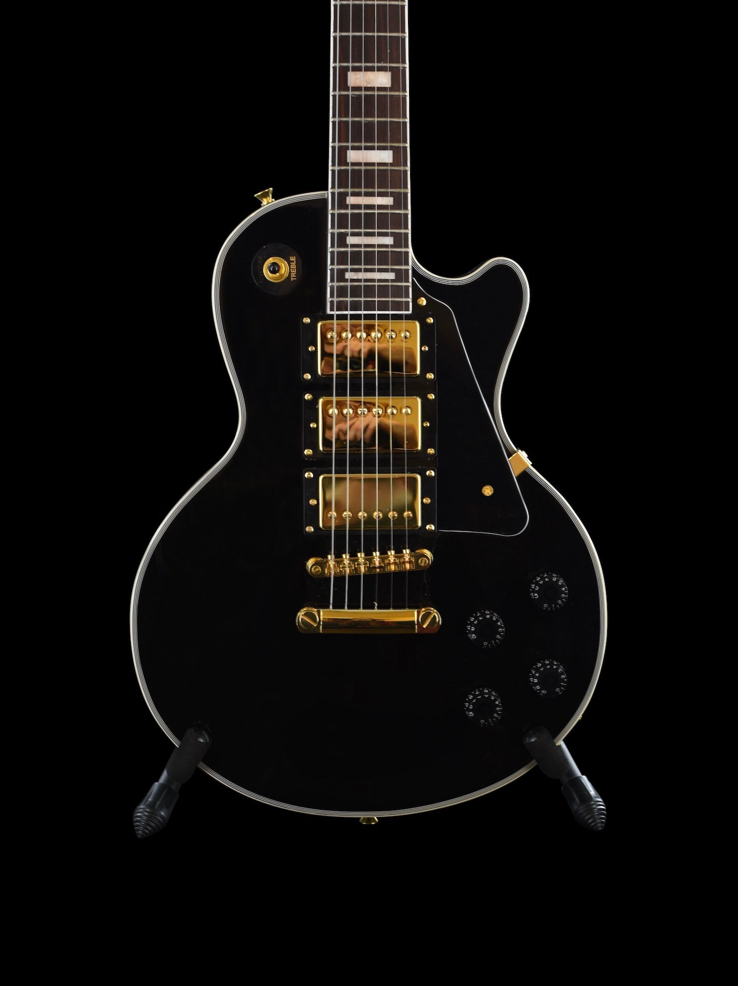 Single Cut 3 Pickup Black/Gold