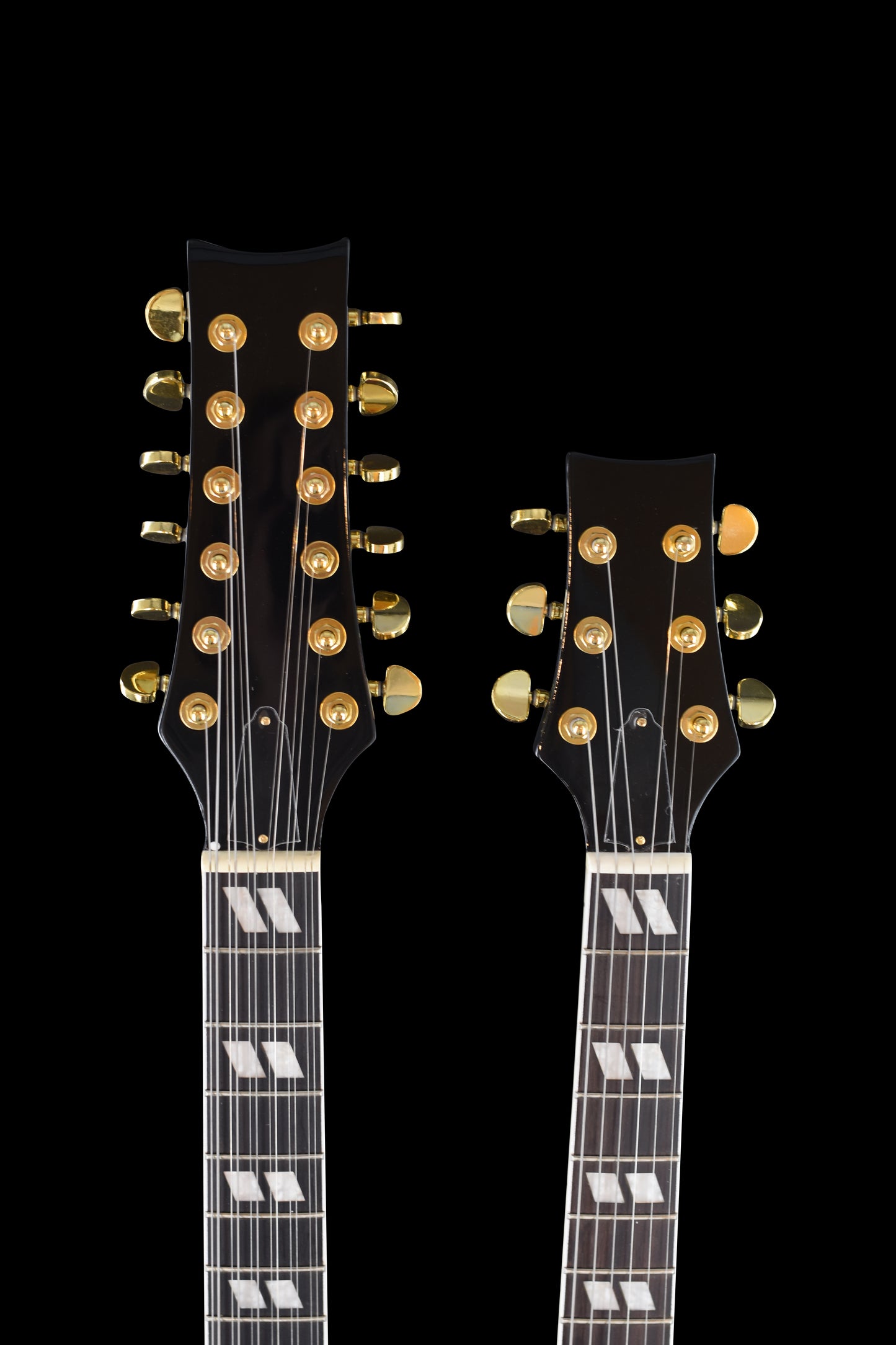 Double Neck 12/6 Black/Gold