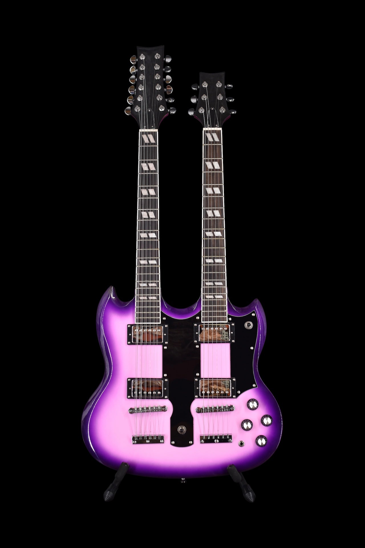 Double Neck 12/6 Purple Burst