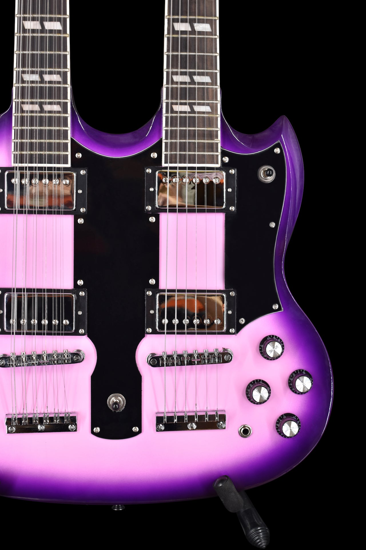 Double Neck 12/6 Purple Burst