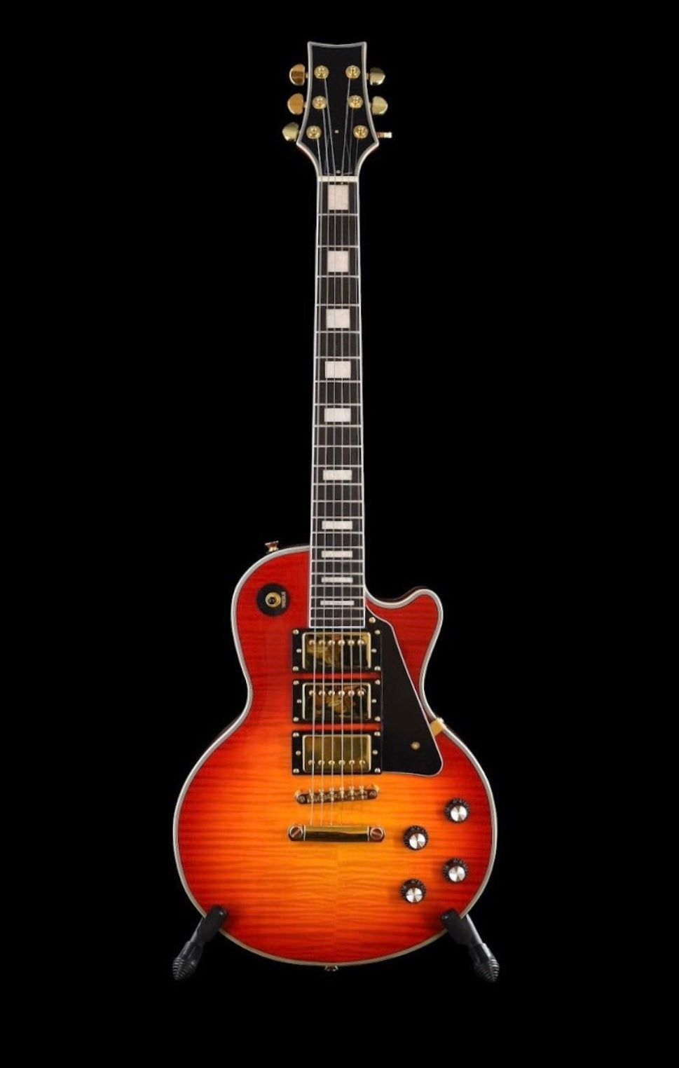 Single Cut 3 Pickup Custom Cherry Sunburst