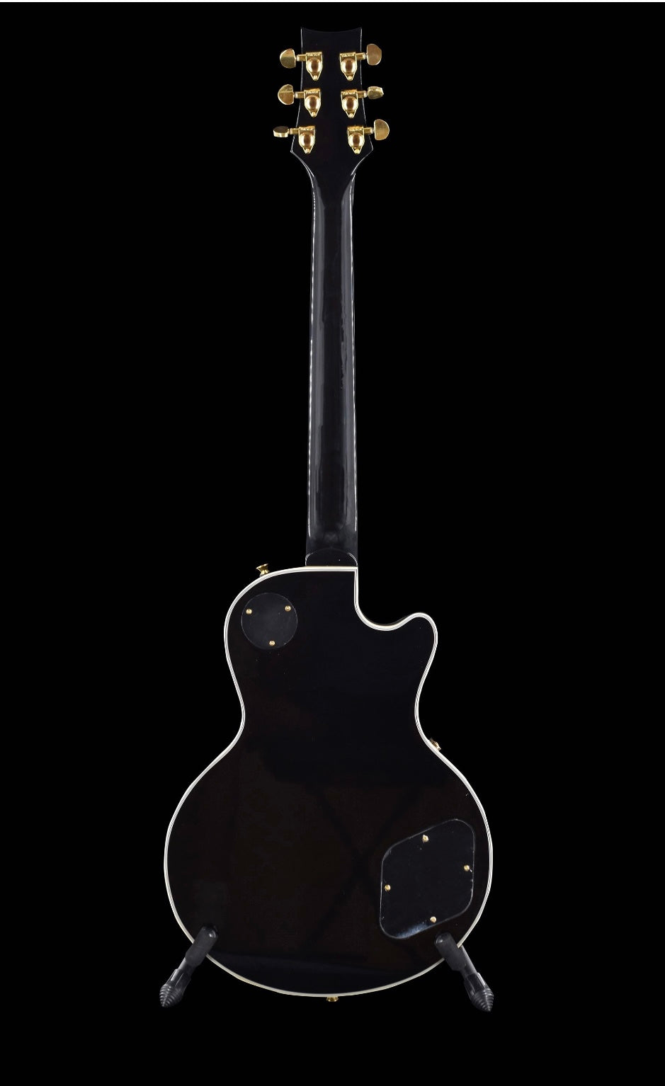 Single Cut 3 Pickup Black/Gold Left Handed